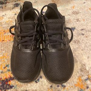 Adidas black boys sneakers